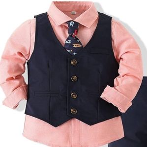 NWOT Kimocat Baby Boy Clothes Long Sleeve Gentleman shirt